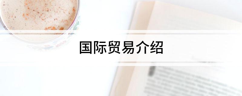 国际贸易介绍